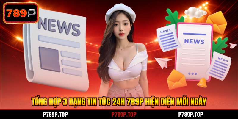 Tổng hợp 3 dạng tin tức 24h 789P hiện diện mỗi ngày